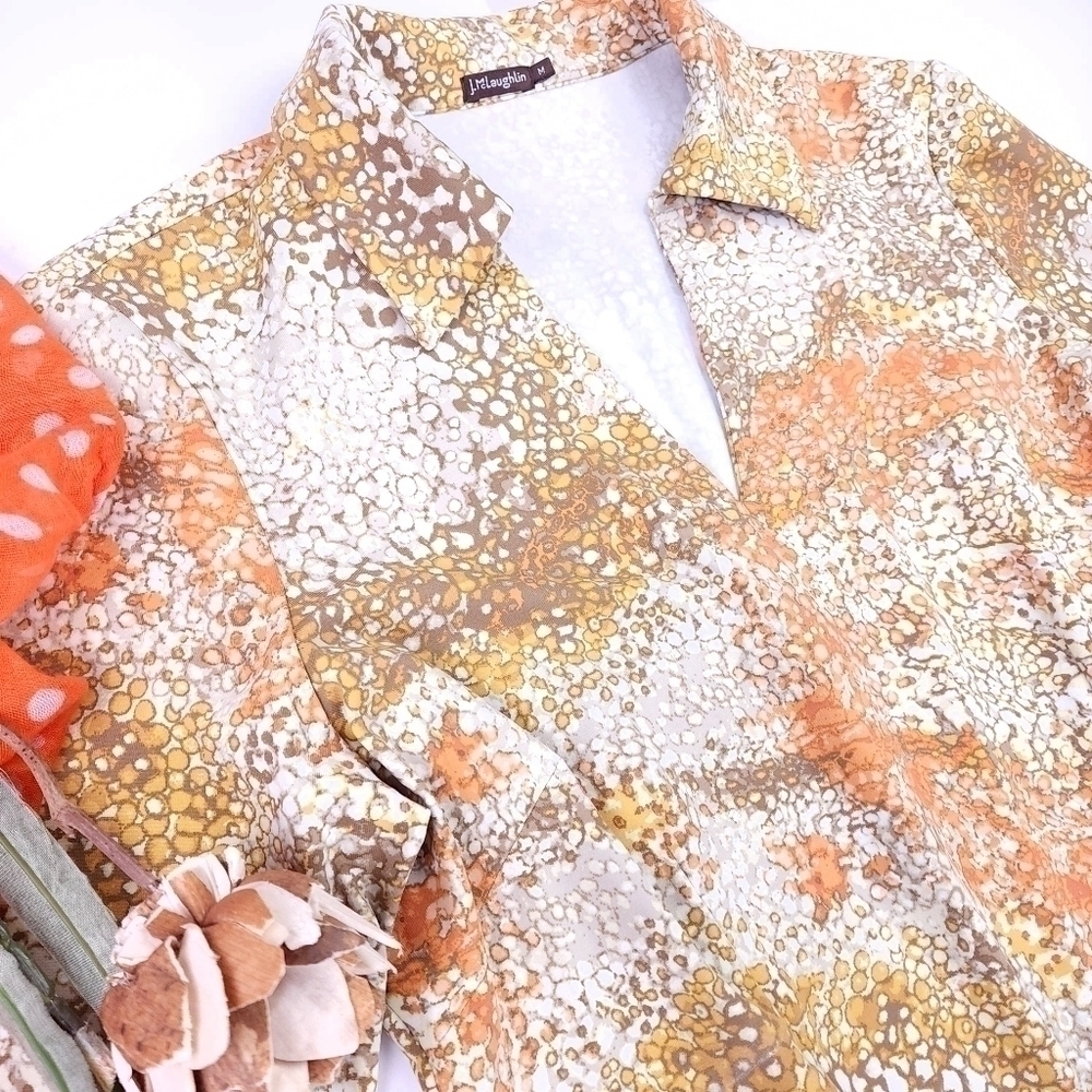 J. McLaughlin Print  Dress Sz M - Picture 12 of 12